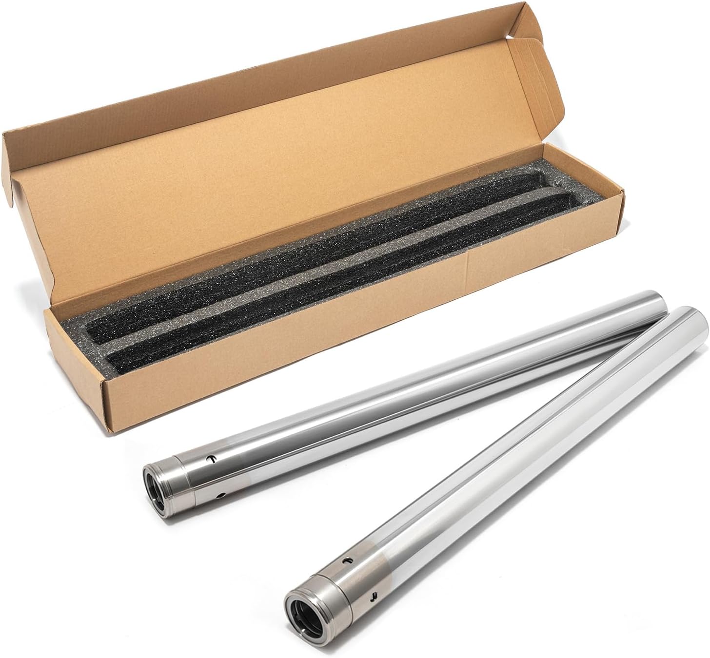 49mm Fork Tube 45500341 for Harley Touring 2017-2023 37Mn5 Steel 22 7/8" Hard Chrome Finish