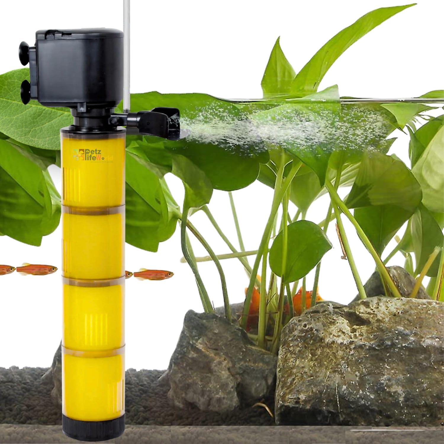 VAYINATO RS Electricals RS-3320F Liquid 4 Layer Sponge Internal Filter | Suits Up to 3 Feet Aquarium Fish Tank | Power : 30W | Output : 1800 L/H (B0B6F6VDJ9) Amazon Price History, Amazon Price Tracker