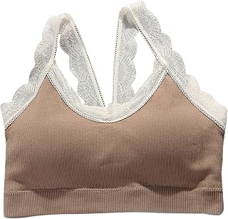 MeiLyviba Women's Bra for Everyday Use, Seamless Underwired Bra, Low Neck Bra, Comfort Underwear, Bralette, Sleeping Bra, Women's Deep Cup Bra, Plus Size, Thin, Functional Bra, Sports Bra