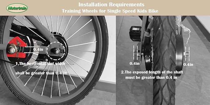 Ruedas de Entrenamiento para Bicicleta Infantil 12-20 Pulg miniatura 3