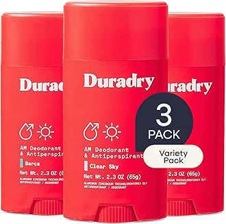 - Clinical-Strength Antiperspirant Deodorant for Women and Men - Clean formula with Natural Ingredients, Odor, and Excessive Sweat protection for Armpits - Variety Set (Pack of 3)