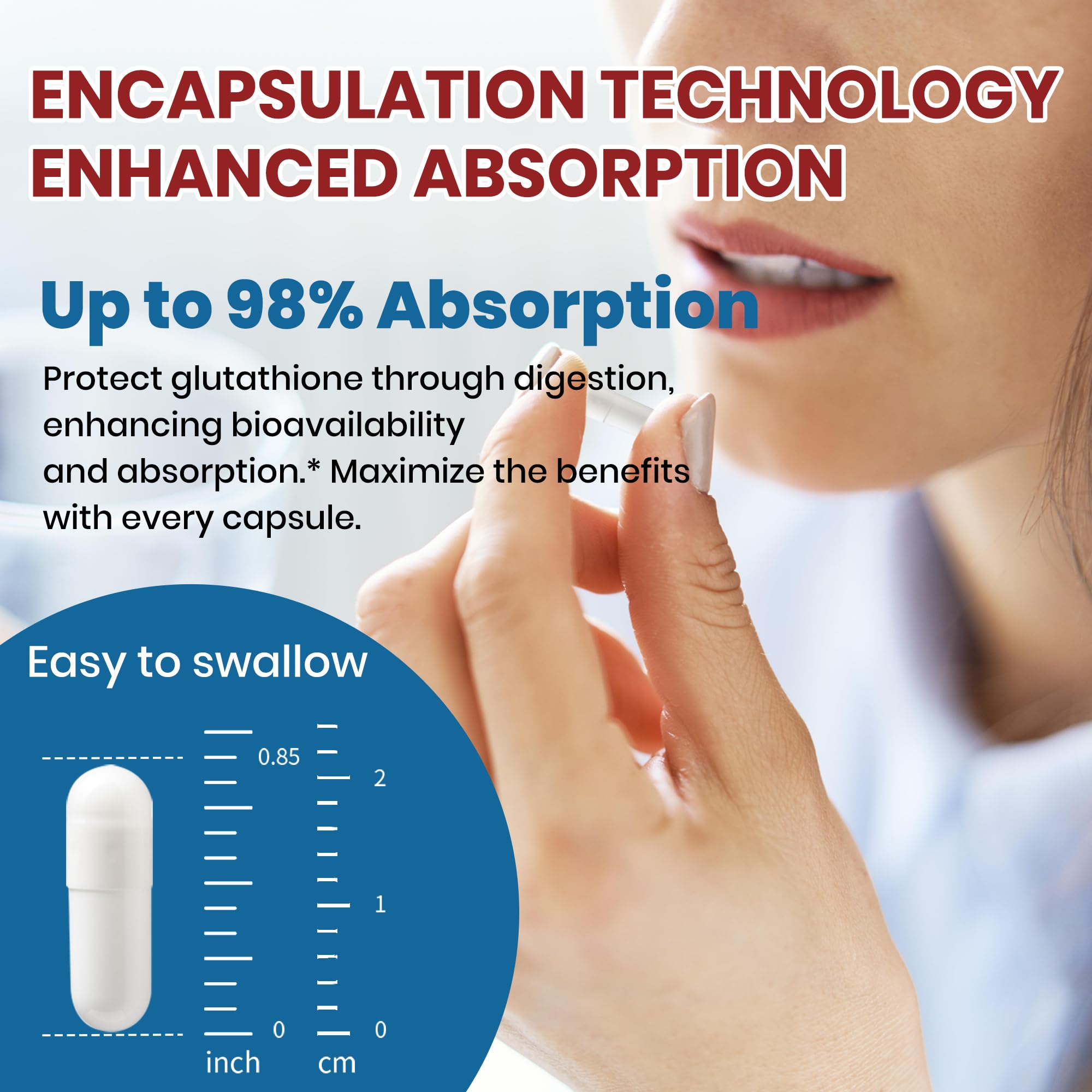 Liposomal Glutathione 1000mg, with Resveratrol & Milk Thistle | High Absorption Reduced Glutathione liposomal Supplement | 120 Vegan Capsules for Skin Health, Immune & Liver Support