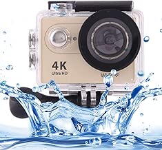 CHENZZYUAN FOR FOR H9 4K Ultra HD1080P 12MP inch LCD Screen WiFi Sports Camera 170 Degrees Wide Angle Lens 30m Waterproof Black Sports camera Color Gold CHENZZYUAN FOR FOR H9 4K Ultra HD1080P 12MP inch LCD Screen WiFi Sports Camera 170 Degrees Wide Angle Lens 30m Waterproof Black Sports camera Color Gold