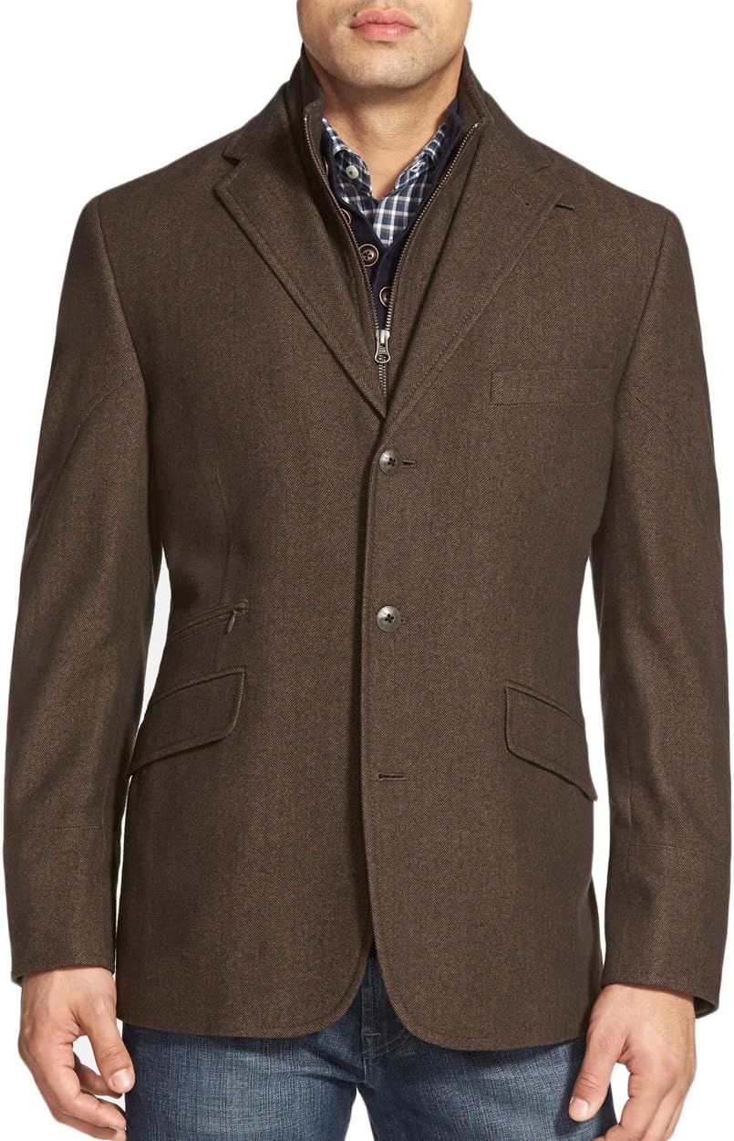 Ritchie Brown Herringbone Hybrid Sport Coat