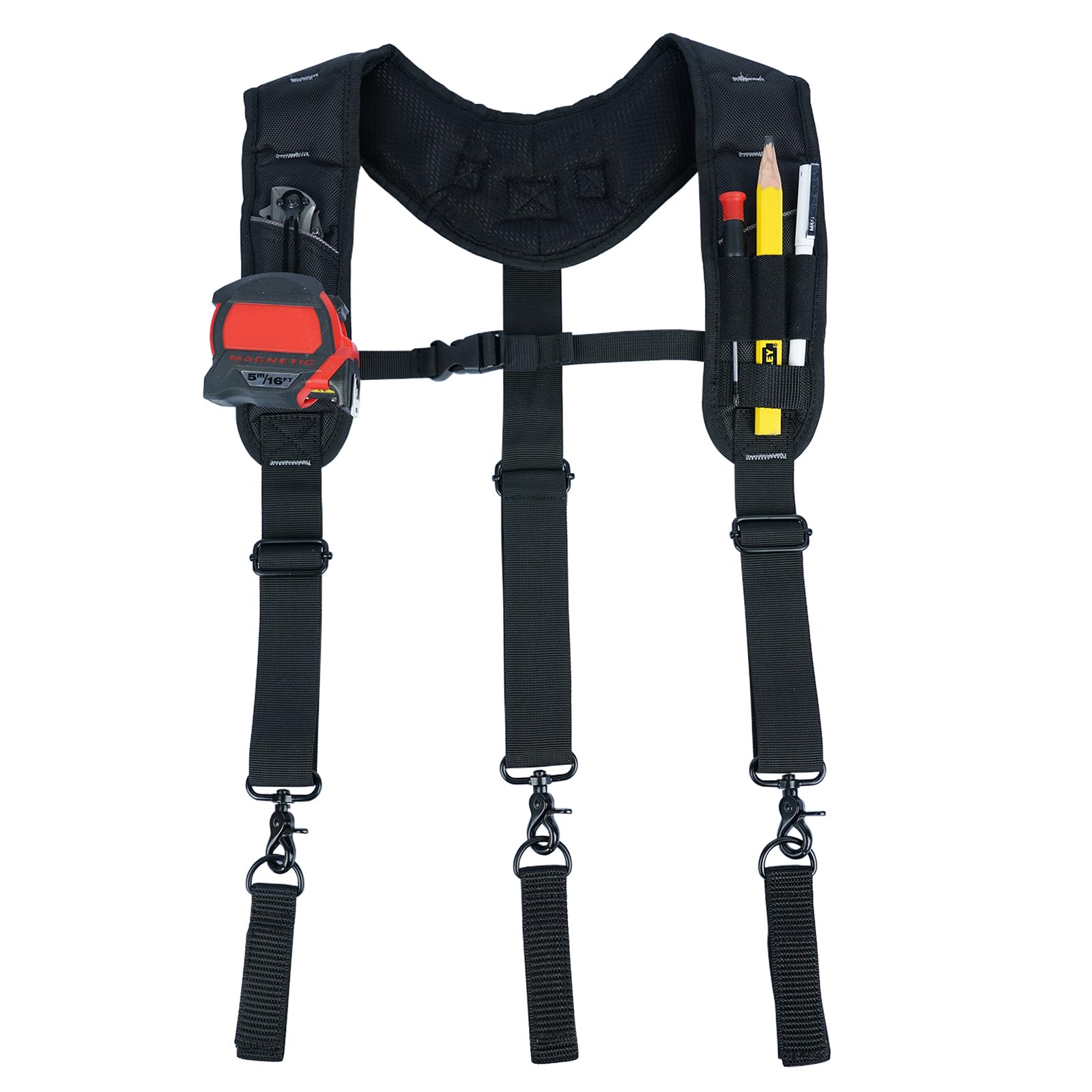 【美品】UN3D. SUSPENDER BODY BAG BELT KUNN Tool Belt Suspenders,Heavy Duty 3-Points Padded Construction