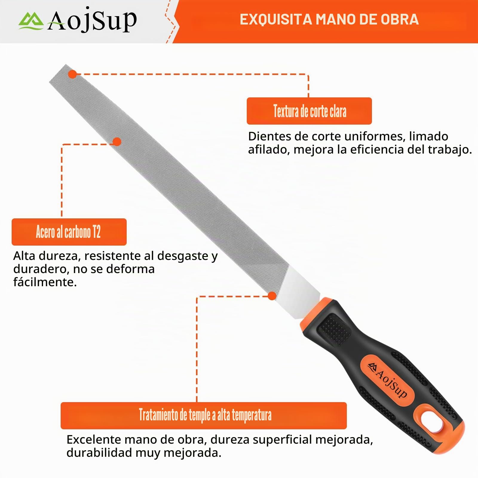 18Pcs Juego de Limas y Escofinas, Juego de Limas Multiusos en Incluye 4 Limas (Plana/Triángulo/Semirredondas/Redondas) y 12 Limas de Agujas, Para Lijar Madera, Metales