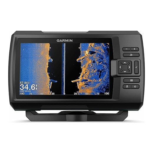 Garmin Striker Vivid 7sv, Easy-to-Use 7-inch Color Fishfinder and Sonar Transducer, Vivid Scanning Sonar Color Palettes (010-02553-00)