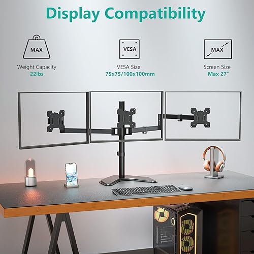 Miniatura 3 de WALI soporte para monitor de escritorio