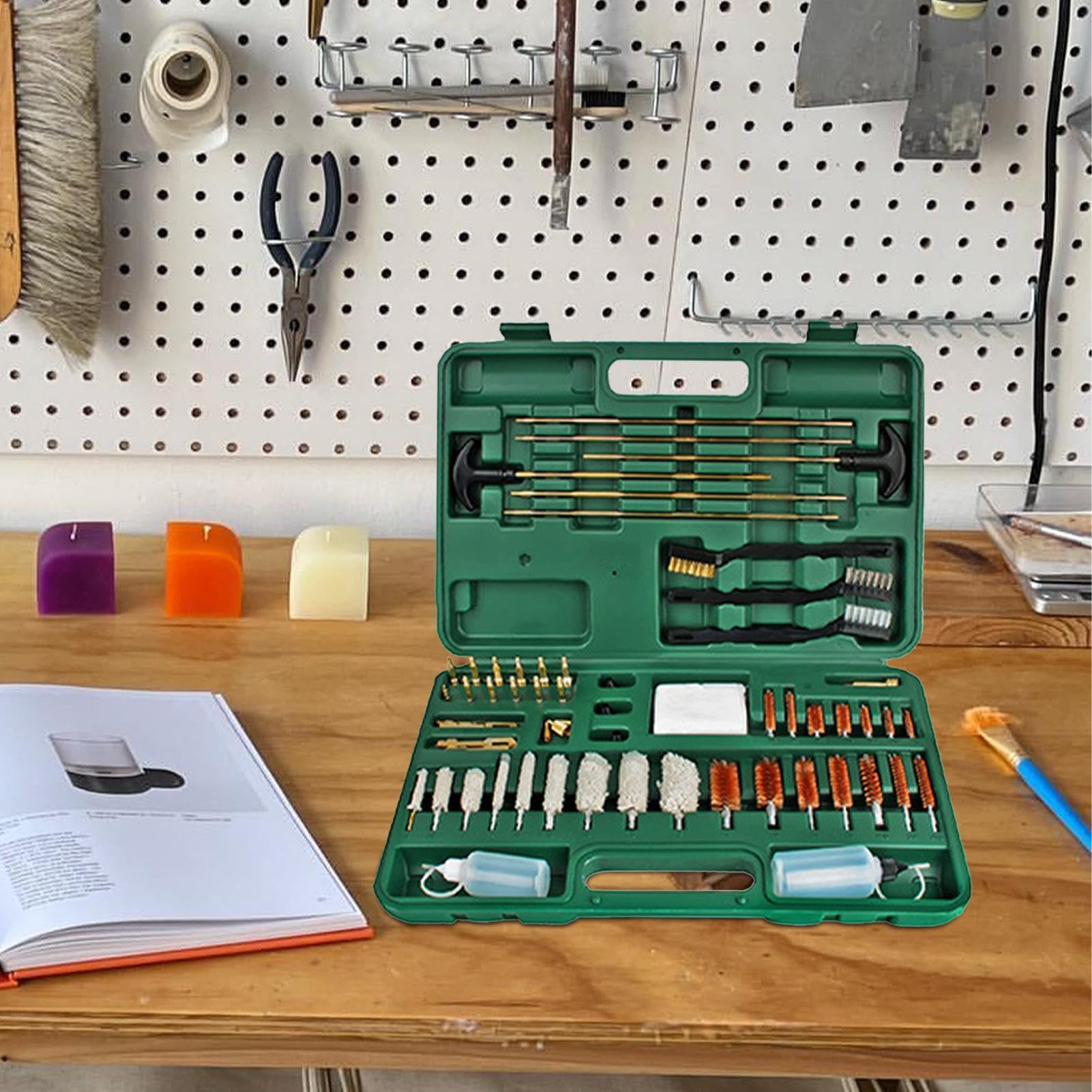 Kit di manutenzione Strumenti - Kit di manutenzione Utensili Riutilizzabile, Kit Di Strumenti Per La Pulizia | Set Di Spazzole con Scatola Di Immagazzinaggio, Prodotti Per La Pulizia Per La