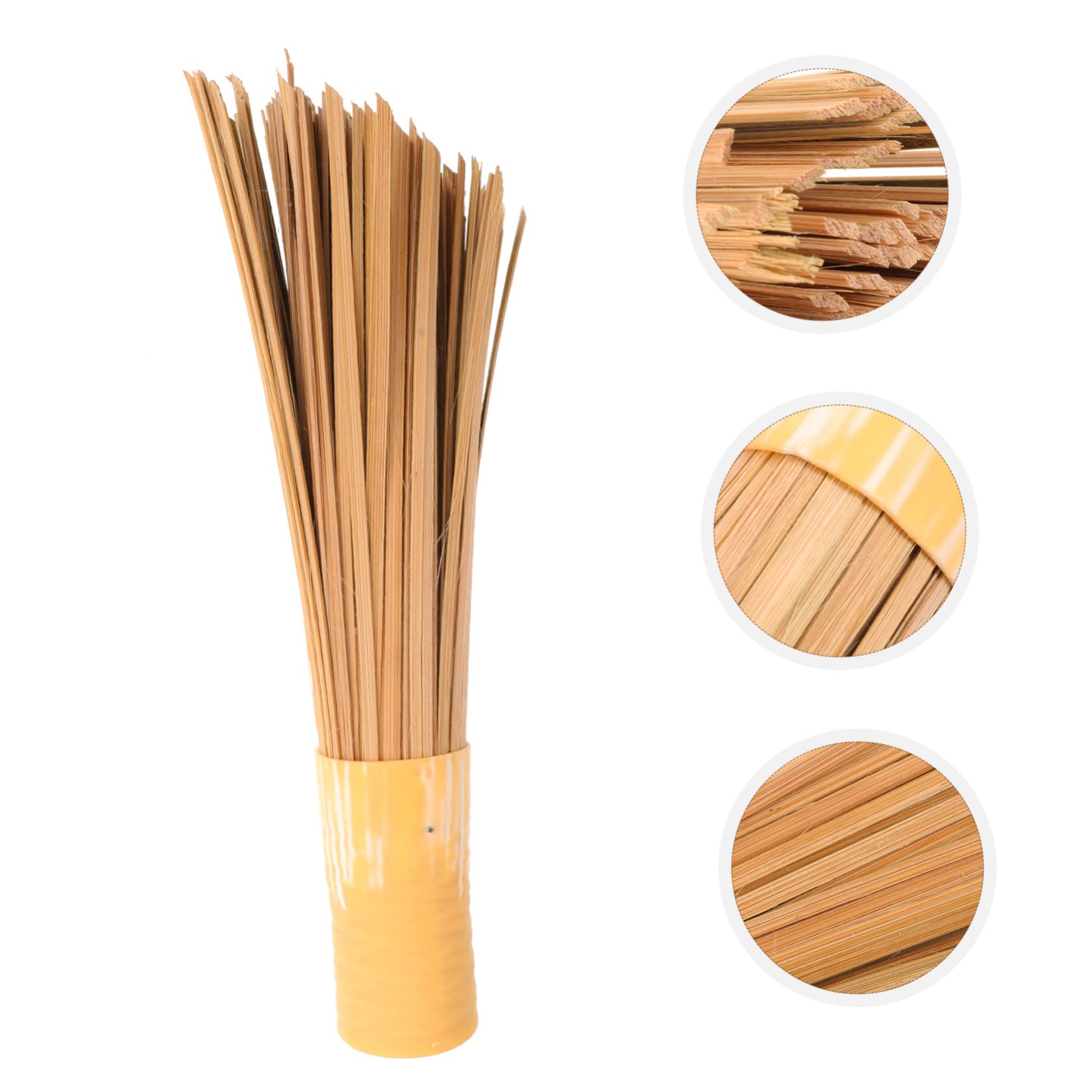 Cepillo de Bambú para Limpieza de Platos y Ollas, Multifunción y Adecuado para Grasa y Suciedad en Restaurantes y Cocinas Occidentales, Paquete de 3 Piezas