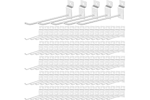 Tandefio 6-Inch Slatwall Hooks: Essential for Enhanced Garage and Retail Organization