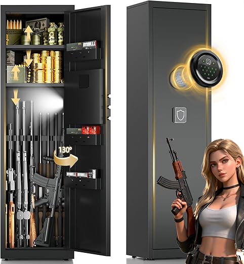 Large Capacity Two-Layer Lock Box with Three-Digit Security Code