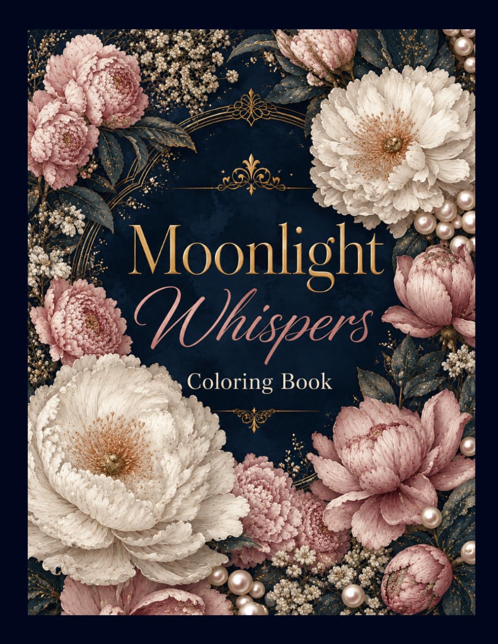 Moonlight Whispers: A Fantasy Coloring Book