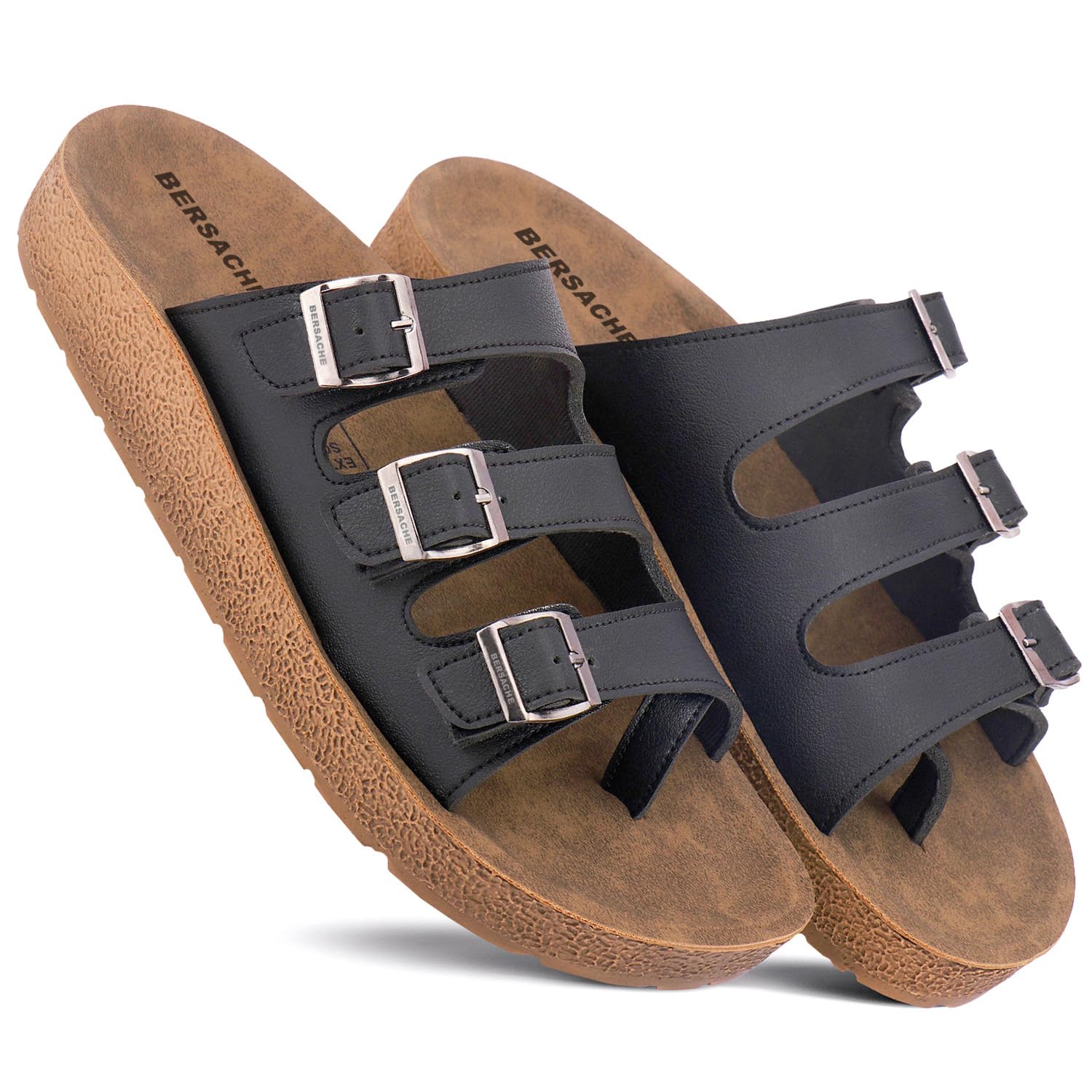 extra soft classic casual chappal with ultra soft black flats for men's