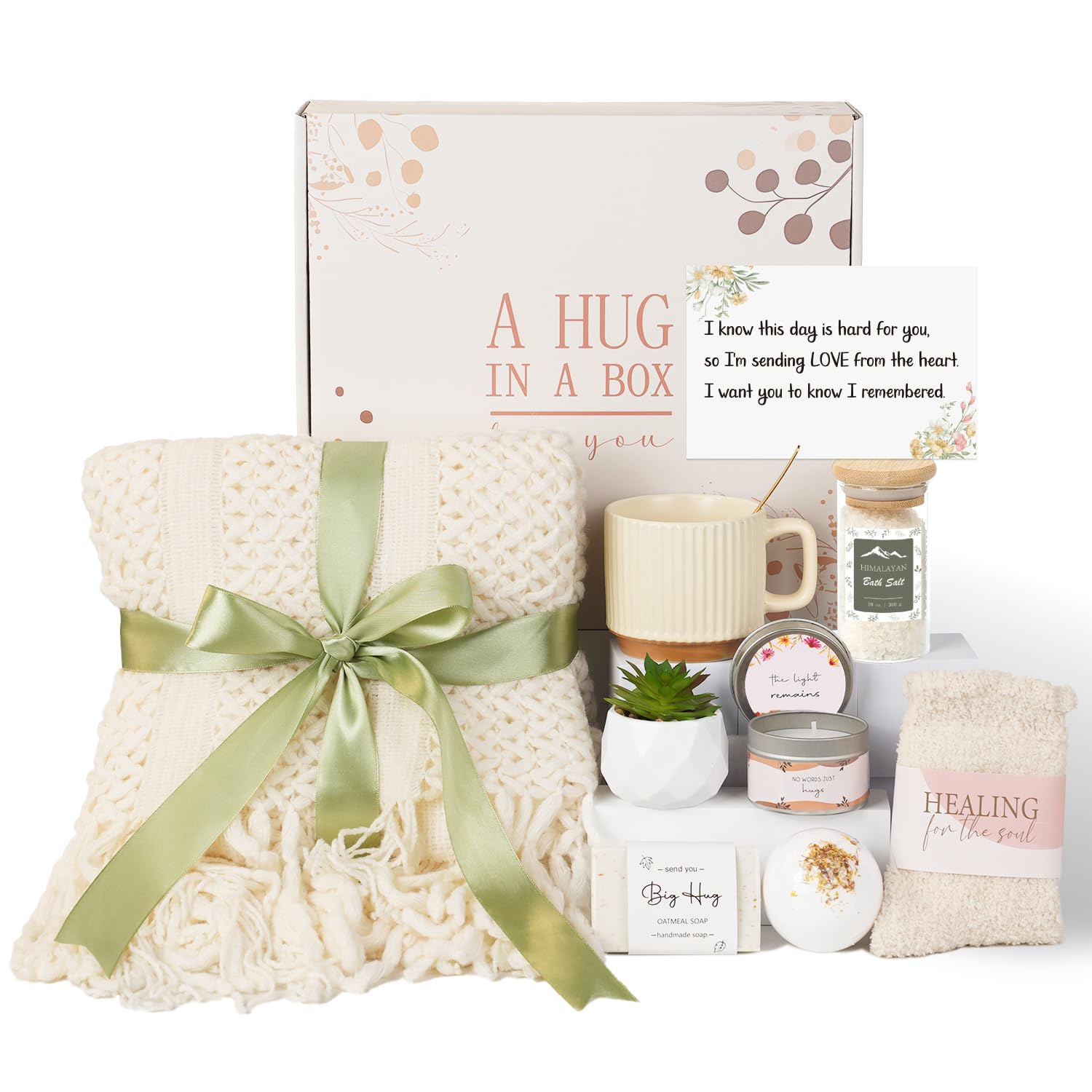 Get Well Gift Baskets, Feel Better Gifts Ideas Care Package for Women After Surgery, Get Well Gift Baskets for Mom, Cancer Care Gifts for Friend,