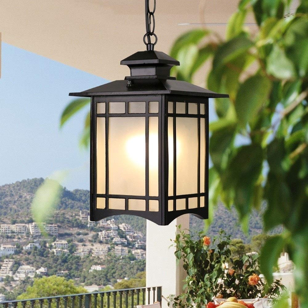 Candelabro retro de exterior impermeable para patio y balcón estilo europeo decorativo