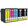 Q-image 27XL Ink Cartridges Multipack Replacement for Epson 27 27XL for Workforce WF-3620 WF-7110 WF-7610 WF-3640 WF-7210 WF-7620 WF-7715 WF-7720 Printer (8 Pack) Q-image 27XL Ink Cartridges Multipack Replacement for Epson 27 27XL for Workforce WF-3620 WF-7110 WF-7610 WF-3640 WF-7210 WF-7620 WF-7715 WF-7720 Printer (8 Pack)
