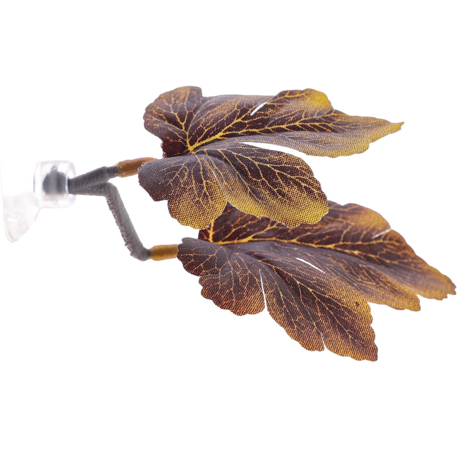 COMFOLIVING Betta Resting Leaf, Betta Fish Leaf, Betta Bed Leaf Hammock For Betta Fish, Simulation Leaves With Suction Cup, Plant Rattan For Reptile Terrarium Fish Tank Ornaments, SRLHQ6I0Z45TOVAG98