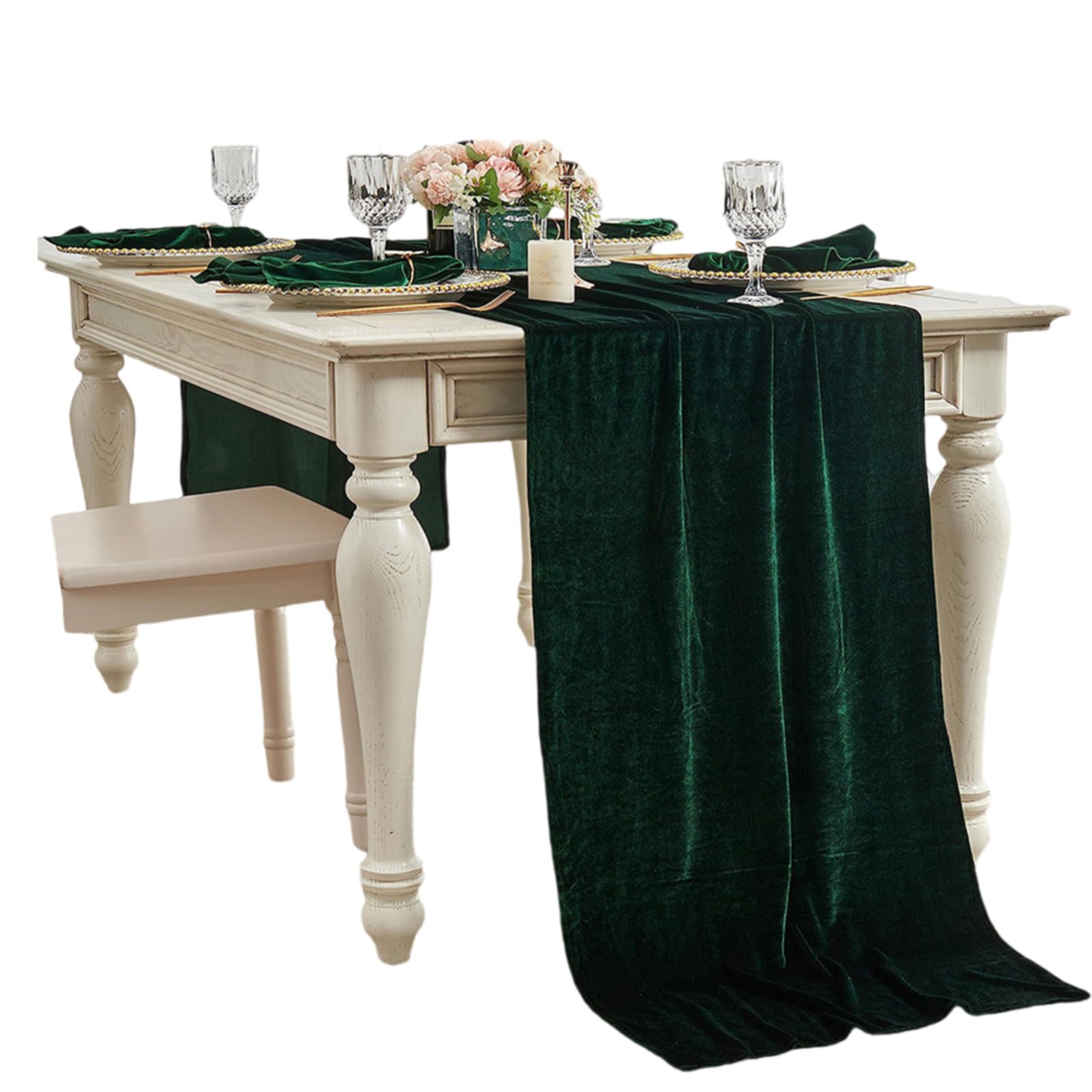 HDOYTXXM 120x29inch Classical Table Runner Velvety Tablecloth for Formal Event and Holiday Dinner Wedding Banquets Decoration Wedding Table Covers