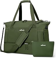 ETRONIK 35L Gym Bag for Women: Weekender Duffel with Ventilated Shoe Compartment, Wet Pocket, USB Port - Carry-On Travel Bag