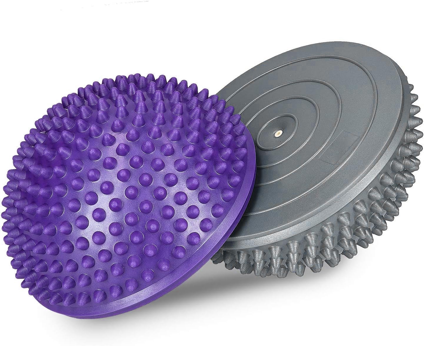 SKYFUN Balance Disc Wobble Cushion with Massage Spikes – Inflatable Stability Trainer for Core Strength, Physical Therapy, Yoga, Posture & Balance Exercises (Pack of 1)-image-3