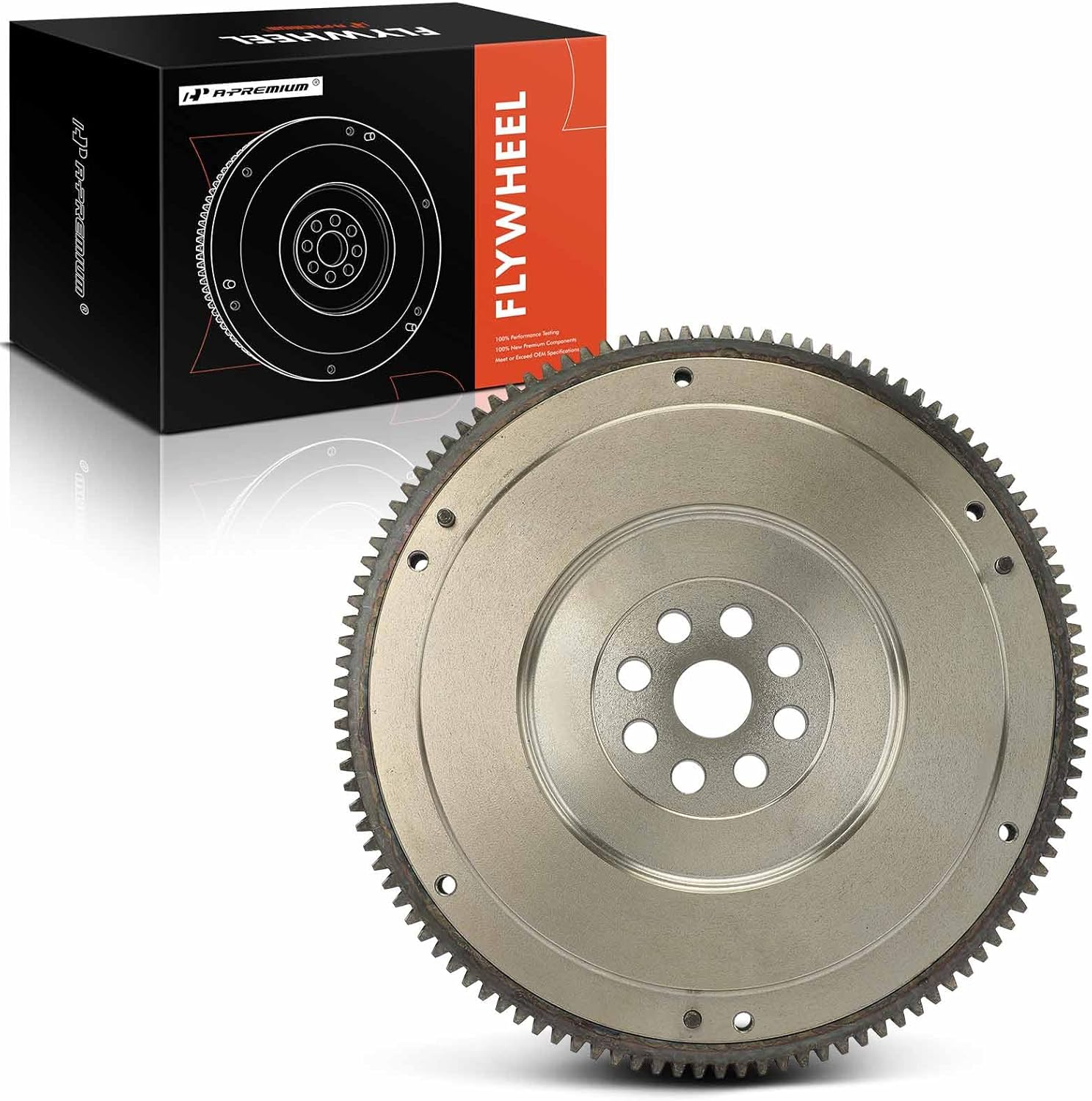A-Premium Clutch Flywheel Compatible with Honda CR-V CRV 1998-2001 & Acura Integra 1991-2001, 1.7L 1.8L 2.0L, Manual Trans., 8 Bolt Holes, 112 Teeth, Replace# 22100P75005