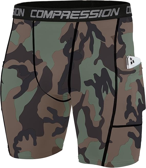 The construction of the shorts also includes a flexible, four-way stretch fabric. This feature allows for a wide range of motion, giving athletes the freedom to move comfortably without any inhibitions or restrictions. Whether running, weightlifting, or participating in team sports, these compression shorts enable fluid movement while keeping everything securely in place.