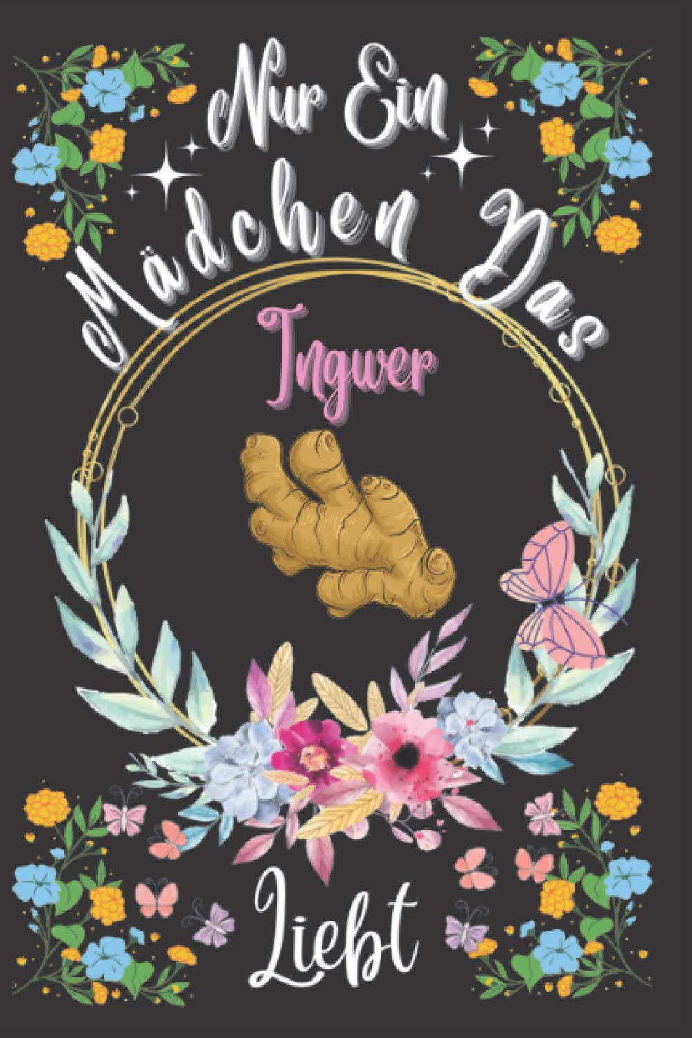 Ingwer Geschenke: Blanko-liniertes Notizbuch zum Einschreiben: Geschenk für Ingwer Liebhaber