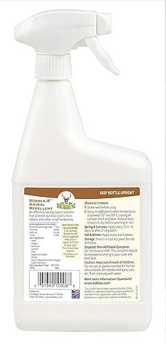 Miniatura 2 de Bobbex Repelente de animales listo para usar en aerosol repelente de conejos, ardillas y ardillas para exteriores (32 onzas) B550125