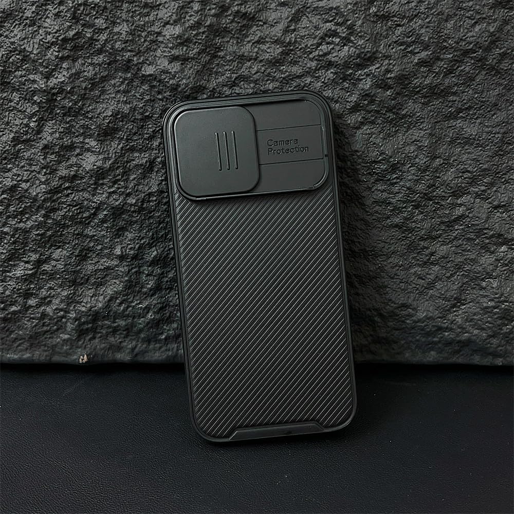 Coque noire iPhone 12 Pro Max anti rayure objectif et chargeur induction - 8