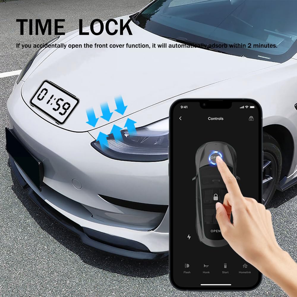 Amazon.co.jp: Tlyard Power Frunk ソフトクロージングロック Tesla