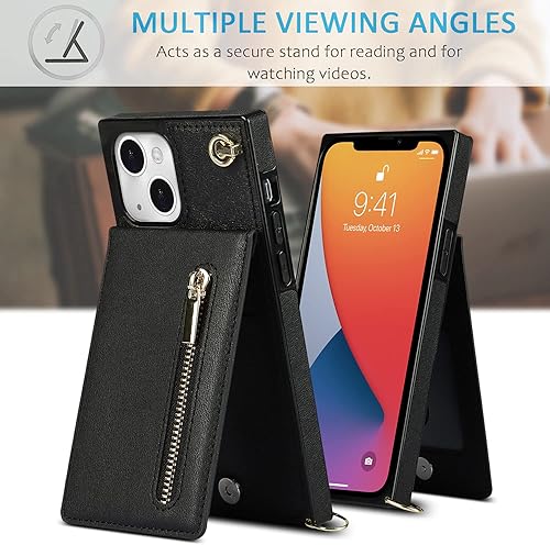 Miniatura 14 de Funda compatible con iPhone 13 Pro Max de 6.7 pulgadas, bolso de bolsillo, elegante funda protectora para iPhone 13 Pro Max (oro rosa) Oro