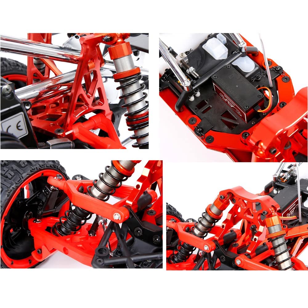 Coche RC De Alta Velocidad, Camión Monstruo RC con Motor De Gas De 36 CC A Escala 1:5, Coche De Carreras para Adultos, Coche De Control Remoto Todoterreno Todoterreno, Vehículo De Escalada