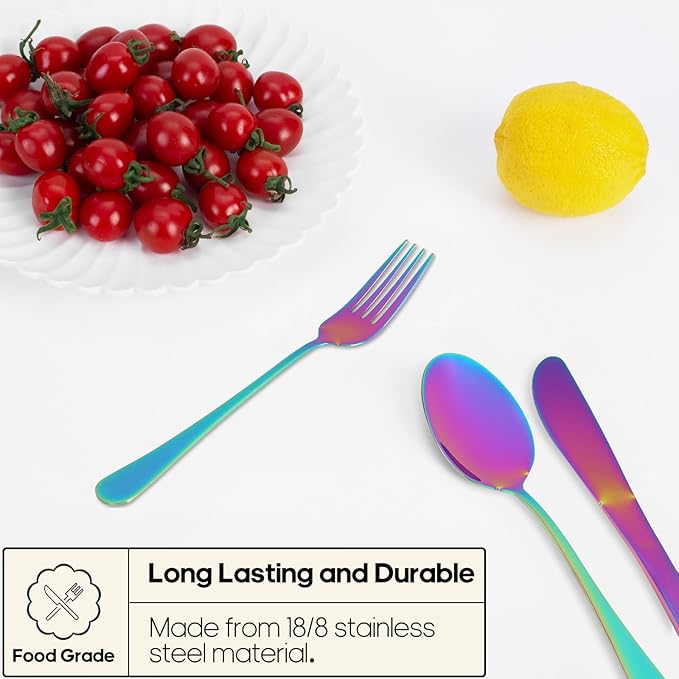 Thanks to its compact size of only 9.0x2.1 inches, this utensil set is perfect for on-the-go use, whether you're heading to the office, exploring the great outdoors, or enjoying a leisurely picnic. Simply stow it in your lunch bag or backpack, and you're ready for any dining occasion. Plus, our commitment to customer satisfaction means that if you're not completely happy with your purchase, our friendly customer service team is just a message away, ready to assist you.