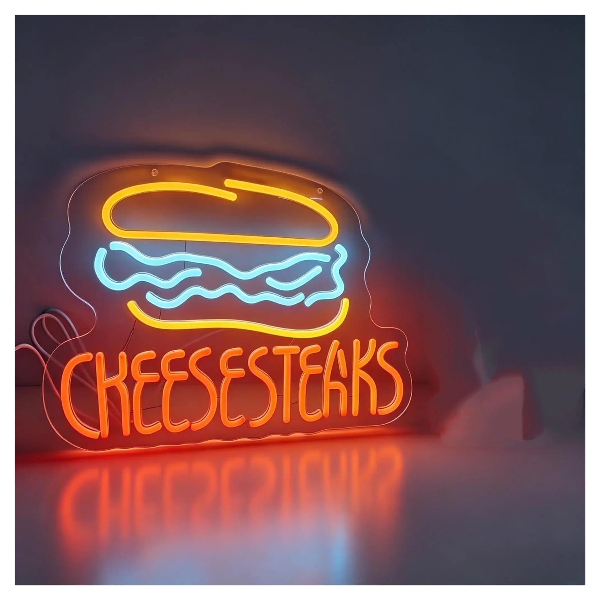 Insegna al Neon Insegna Al Neon Di Cheesesteaks