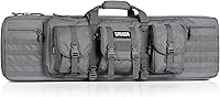Vista 13 de Savior Equipment American Classic - Bolsa táctica doble para armas largas, estuche de transporte para pistola con correa de mochila, compartimento