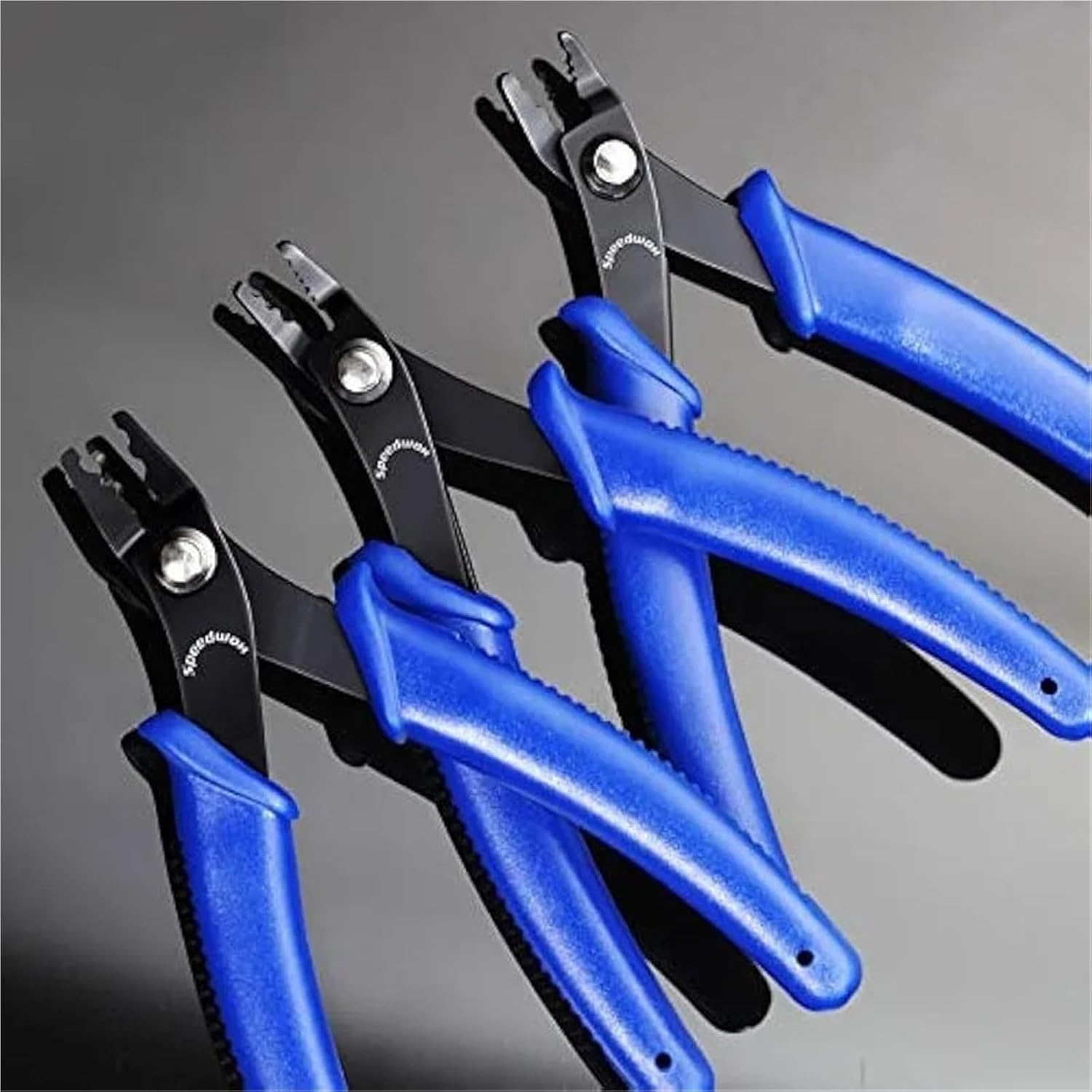 Split Ring Pliers for Jewelry Making 5Pcs Professional Jewelry Crimping Pliers Bead Crimper Tool for DIY Bracelet Necklace Making Craft Beading Press Plier Kit