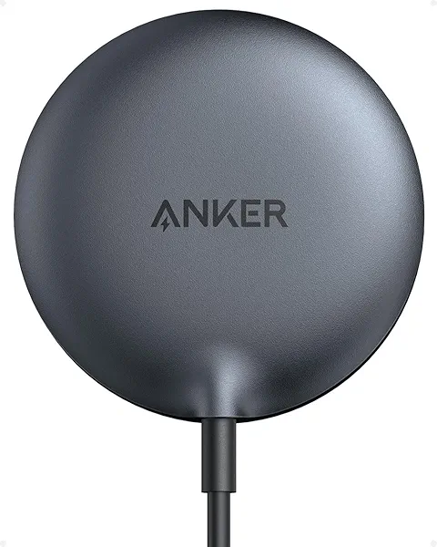 Anker MagSafe Charger Pad, MagGo iPhone 16 Wireless Charging Pad, Qi2 Certified 15W Wireless Charger, Compatible with iPhone 16/16 Plus/16 Pro/16 Pro Max/15/14/13/12 Series (Adapter Not Included)