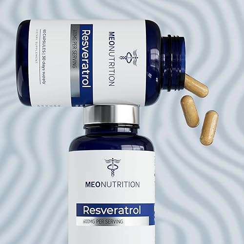 Miniatura 4 de Resveratrol 600mg  60 cápsulas  Suplemento antioxidante  Sin OMG, sin gluten, vegano  Apoya el bienestar y la vitalidad  Fabricado en Estados Unidos