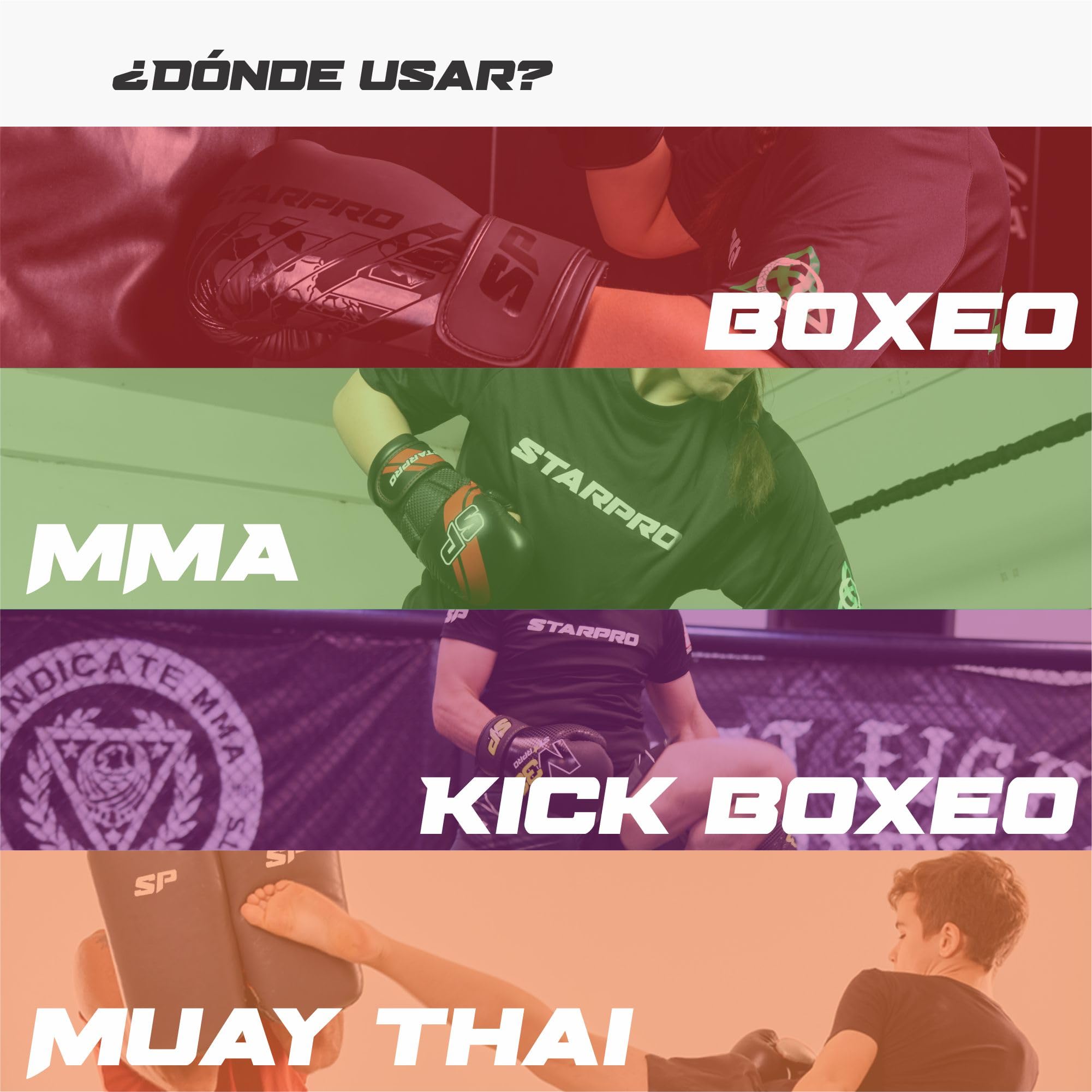 Starpro M33 Casco Boxeo de Cuero sintético Mate - Protección para la Cabeza y Las mejillas para Sparring en Boxeo Muay Thai Kickboxing Entrenamiento y peleas - Hombres y Mujeres - Negro y Verde
