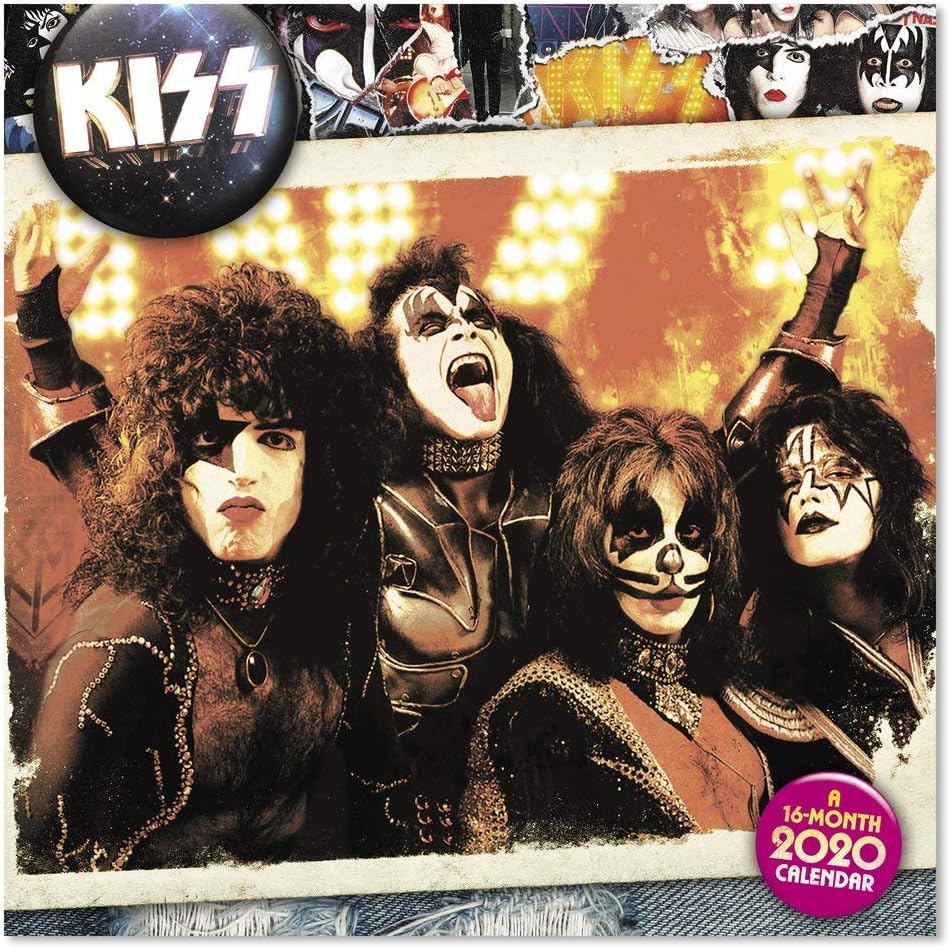 DAYDREAM 2020 KISS Wall Calendar (DDD7112820)