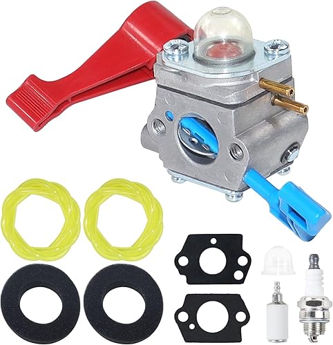 POSFLAG El kit de carburador C1U-W12A reemplaza Zama C1U-W12B, Husqvarna 530071629, 530071471 para sopladores de hojas de gas Poulan FL1500,