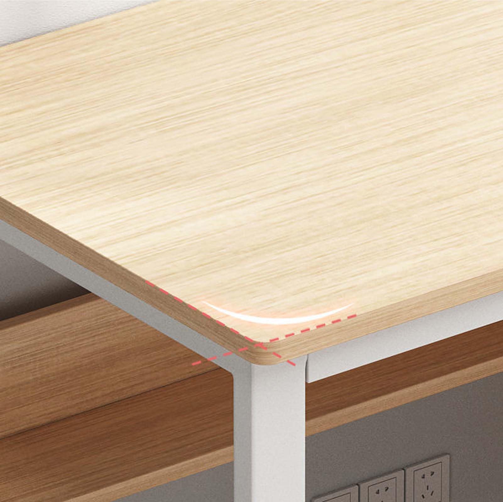 Moderna scrivania da gioco per PC con 3 cassetti, postazione di lavoro compatta per piccoli spazi, elegante scrivania in legno per casa e ufficio, facile da montare, perfetta per giochi e produttività