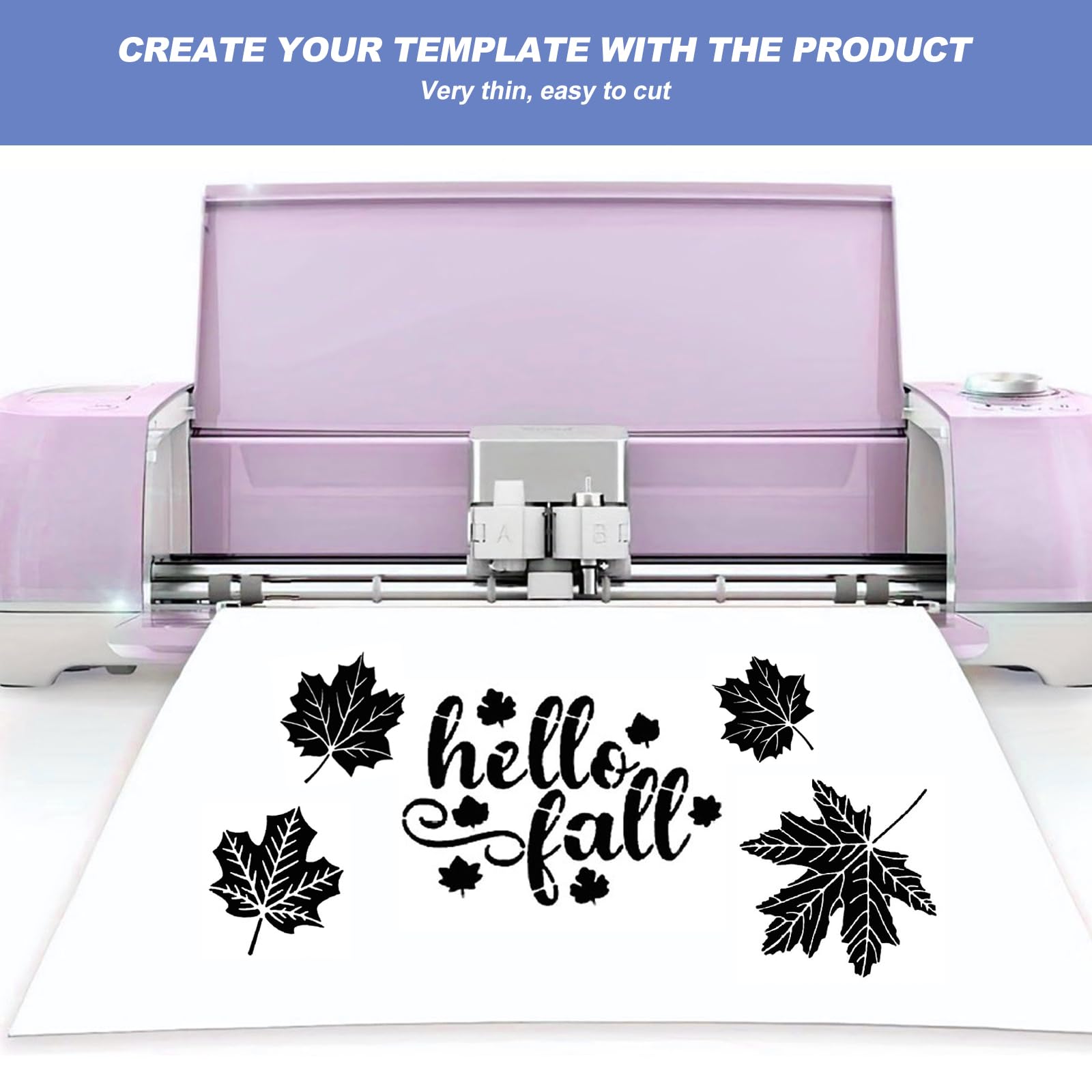 Mylarfolie Schablonenblätter - 10 Stück Blanko Vorlagen 30x30cm Für Bastelprojekte