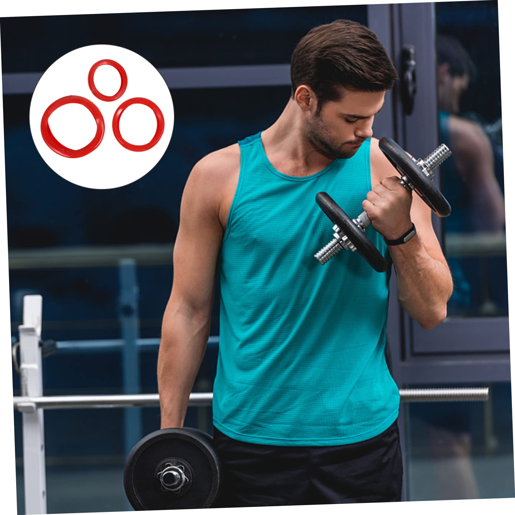 BESPORTBLE 16stücke Silikon-hantelhülle Für Fitnessübungen Abnehmbare Hantelabdeckung Rutschfeste Schutzhülle Waschbar Langlebig Einfach Anzubringen