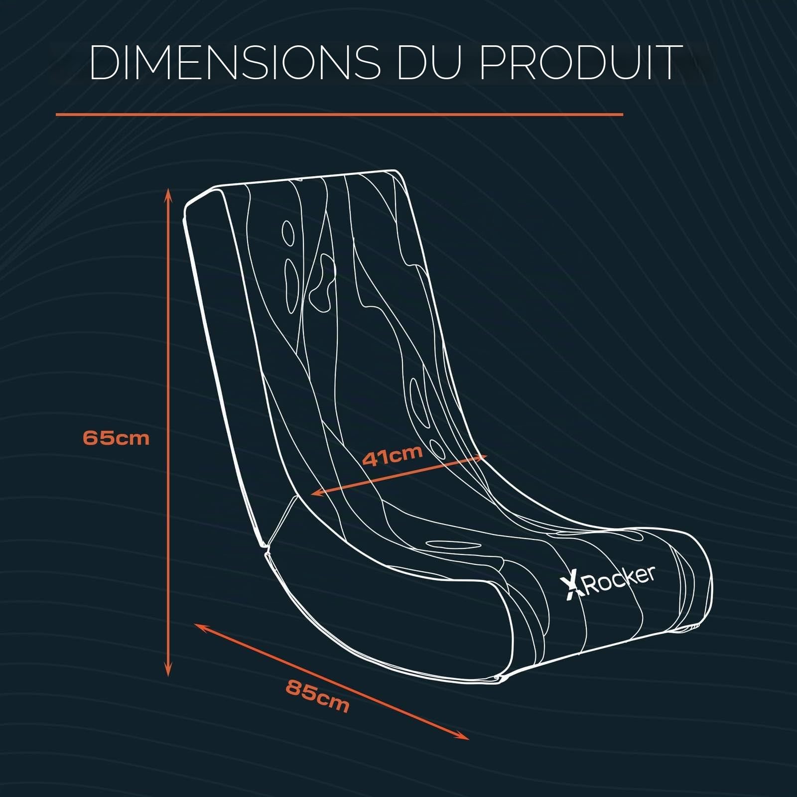 X-Rocker Chaise de jeu vidéo à bascule pliable pour enfants et juniors, siège à bascule pliable bas, chaise à bascule pour jeu, chaise de jeu console pour enfants, édition lava, rose, 2022084