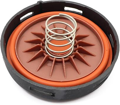 SecosAutoparts Valve Cover Cap Repair Kit 94810513206 94810513207 Compatible with Porsche Cayenne 2003 2004 2005 2006 2007 2008 2009 2010 Vapor Separator Diaphragm Seal Membrane