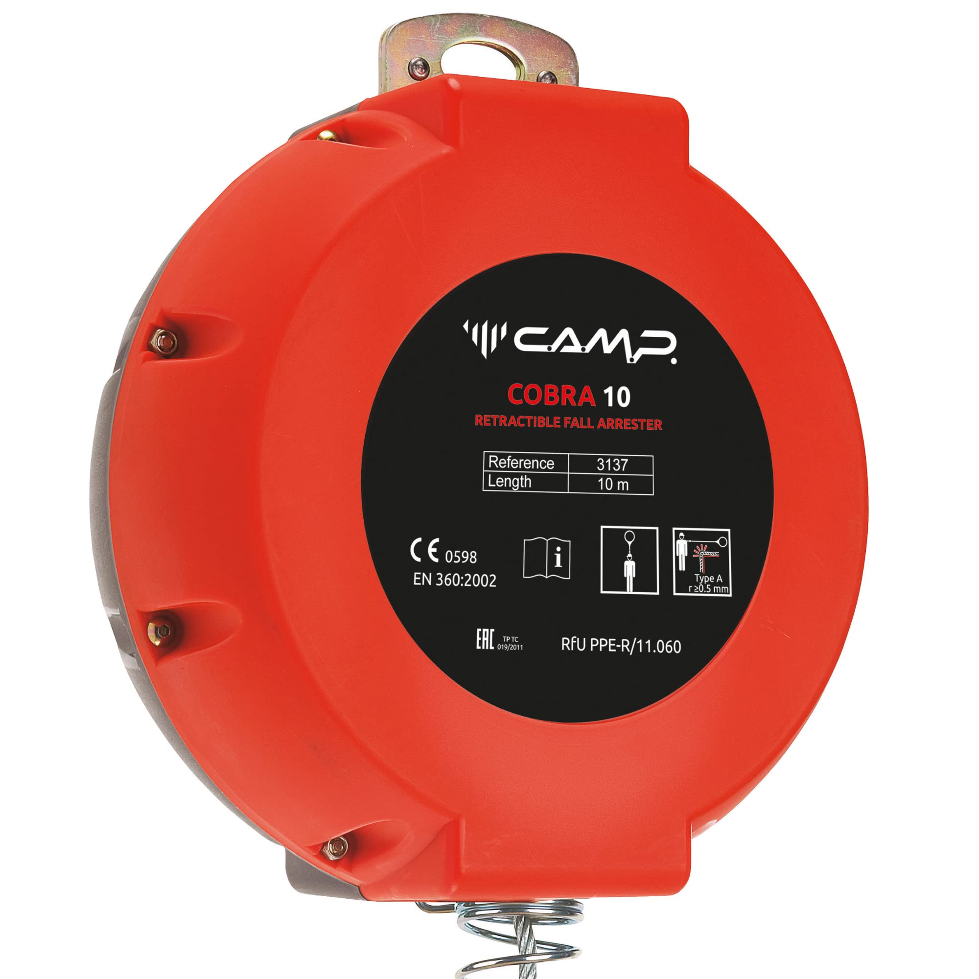 Camp safety Cobra 10 Cavo anticaduta retrattile, 10.6 m