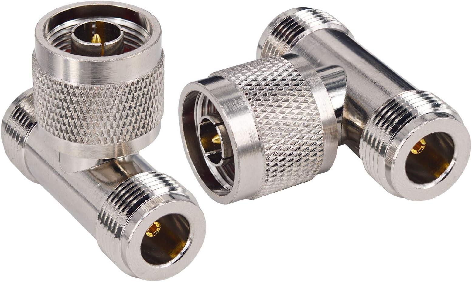 Boobrie 2PCS NType Male to Dual 2 NType Female 3Way