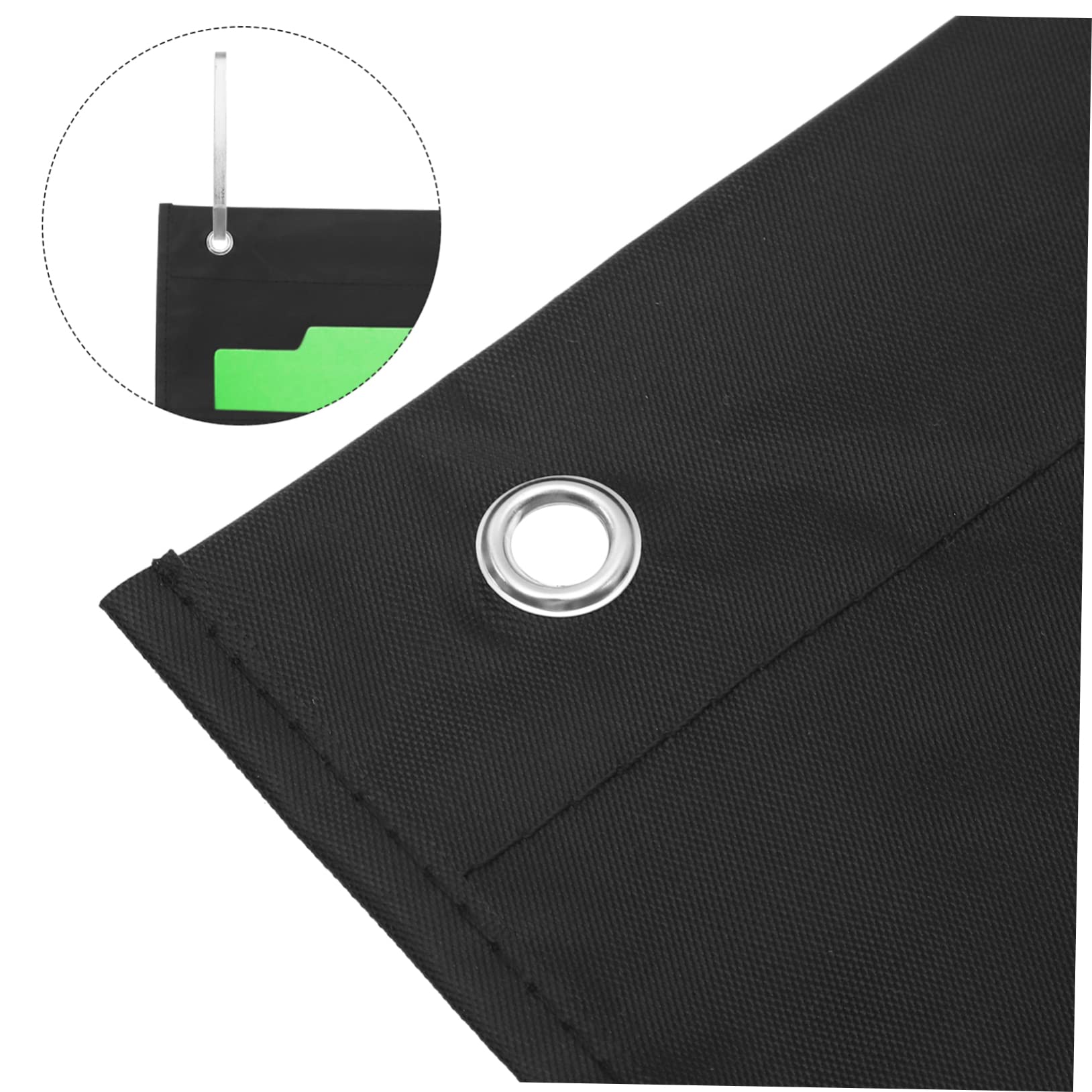 HOODANCOS Wall Mounted File Organizer with Transparent Window Portable Hanging File Folder for Multi File Case for Documents Vouchers Cards and